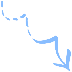 Dashed Wiggle Doodle Arrow Streamline Beveled Scribbles