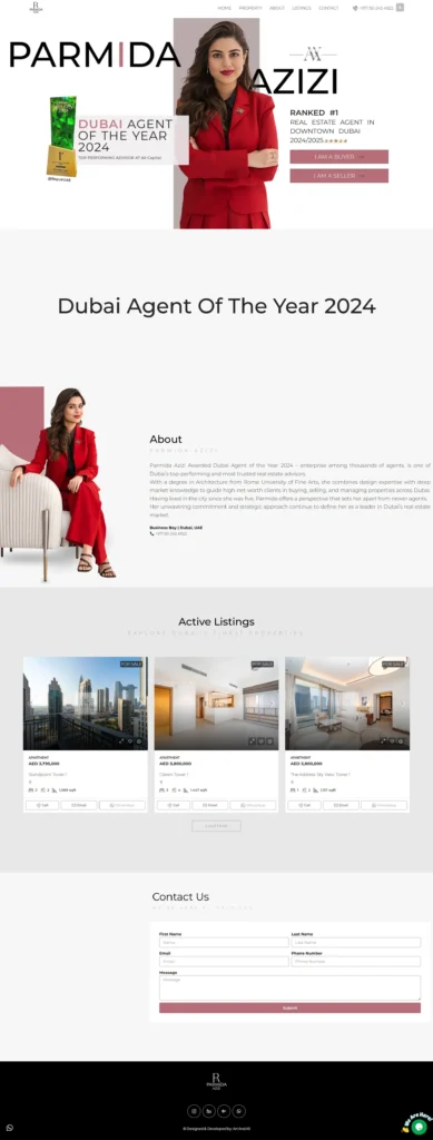 Parmida Azizi Website