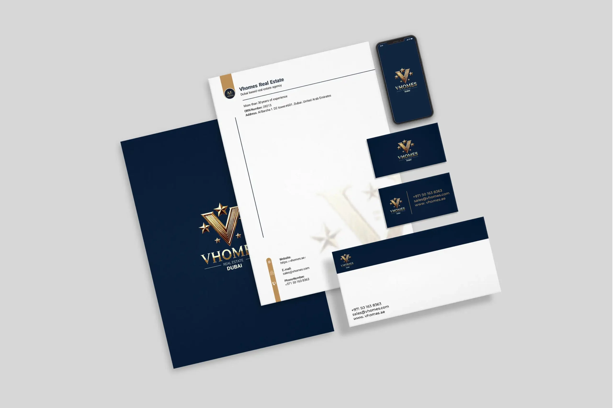 Visual Brand Identity. V Homes 2 1 scaled